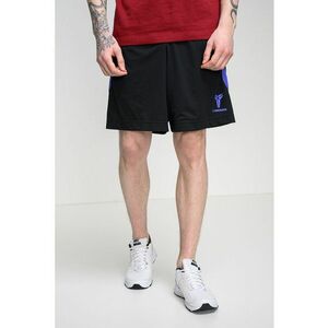 Pantaloni scurti cu snur de ajustare si imprimeu FC Barcelona pentru fotbal - Negru imagine