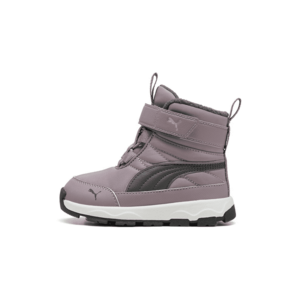 Ghete de piele ecologica si material textil Evolve AC+ - Lila pal/Gri inchis imagine