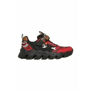 Pantofi sport Mega-Flex Lite cu velcro - Rosu/Negru imagine