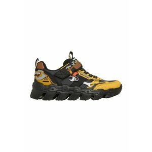 Pantofi sport Mega-Flex Lite cu velcro - Galben sofran/Gri antracit imagine