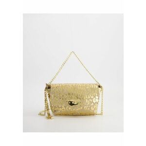Geanta din piele intoarsa cu animal print imagine