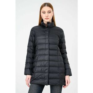 Geaca lunga matlasata - Negru imagine