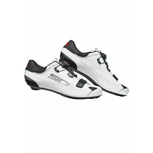 Pantofi ciclism sosea Sixty - Alb/Negru imagine