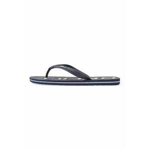 Papuci flip-flop cu logo - Alb/Bleumarin imagine