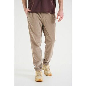 Pantaloni relaxed fit cu snur de ajustare in talie - Maro deschis imagine