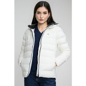 Geaca slim fit cu gluga - Alb imagine