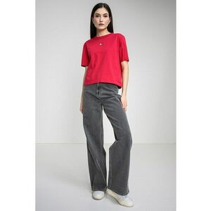 Tricou lejer de bumbac - Roz inchis imagine