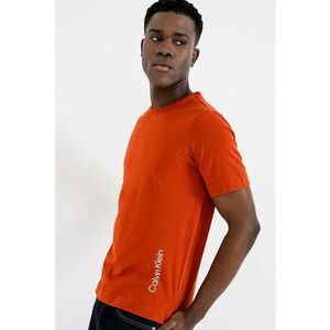 Tricou cu tehnologie uscare rapida si decolteu rotund - pentru fitness - Portocaliu inchis imagine