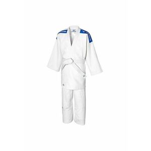 Kimono Judo Kodomo Plus cu centura - Alb/Albastru imagine