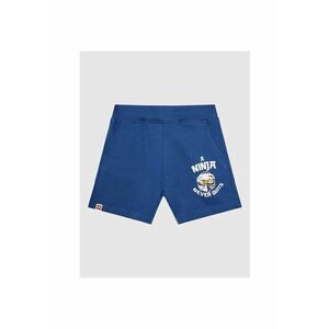 Pantaloni scurti baieti - 300687956 - Bumbac - Albastru - Albastru imagine