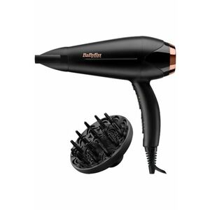 Uscator de par 2 viteze - 3 trepte de temperatura - negru - Auriu/Negru imagine