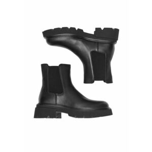 Botine dama - piele naturala - negru C-WFA3115-1Z - imagine