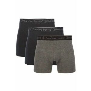Set de boxeri cu banda logo in talie Rico 17071 - 3 perechi - Negru/Gri imagine