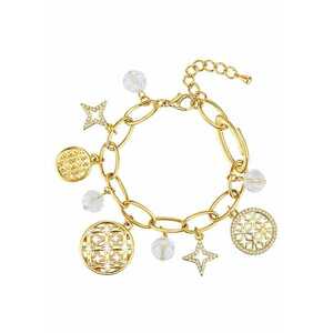 Bratara de aur de 14K filat cu talismane - Auriu imagine