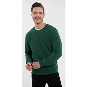 Bluza de trening cu decolteu la baza gatului B-Andy pentru barbati - Verde imagine