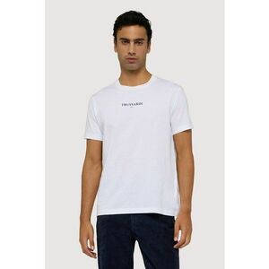 Tricou din bumbac cu detaliu logo - Alb optic imagine