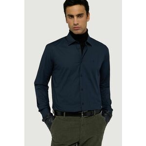Camasa uni regular fit - Gri carbune imagine