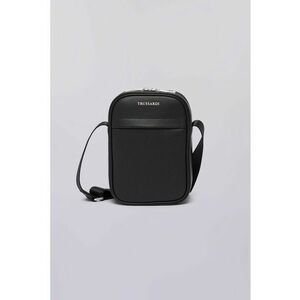 Geanta crossbody din piele - Negru imagine