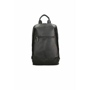 Rucsac din piele ecologica cu buzunar frontal Erebus - Negru imagine