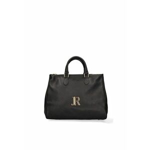 Geanta din piele cu bareta de umar Aurelia Chic - Auriu/Negru imagine