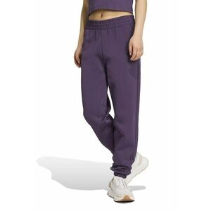 Pantaloni de trening din amestec de bumbac cu buzunare laterale - Mov inchis imagine