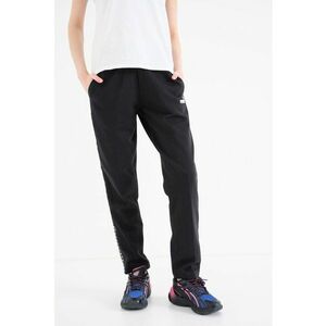 Pantaloni de trening cu benzi laterale cu logo Essentials - Negru/Alb murdar imagine