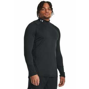 Bluza slim fit cu guler scurt pentru fitness - Negru imagine