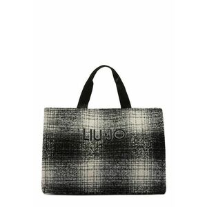 Geanta shopper cu model - Gri imagine