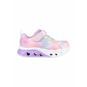 Pantofi copii cu sistem de lumini Flutter Heart Lights Simply Love - Roz pastel/Lila imagine