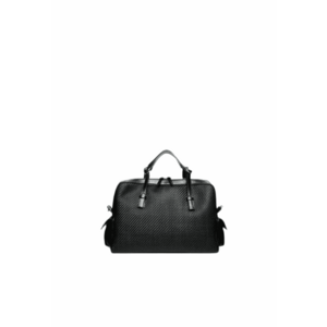 Geanta dama piele - Emily - negru - 54x15x30 cm imagine