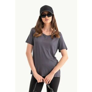 Tricou dama jerseu - gri imagine