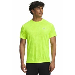 Tricou pentru alergare Launch Camo - Verde lime imagine