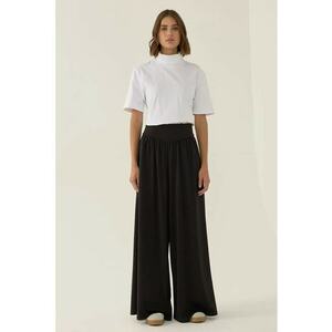 Pantaloni lungi drepti cu talie inalta imagine