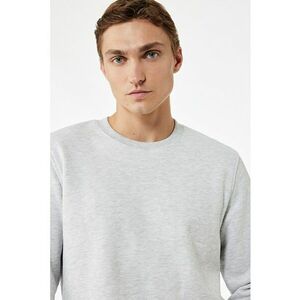 Bluza de trening din amestec de bumbac - Gri deschis melange imagine