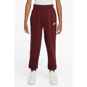 Pantaloni de trening cu buzunare oblice Sportswear Club - Caramiziu/Alb optic imagine