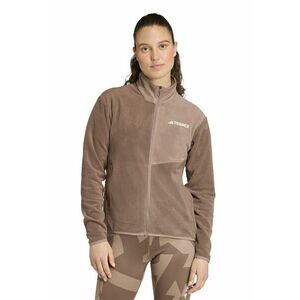 Bluza de trening cu fermoar - pentru drumetie - Maro/Maro deschis imagine