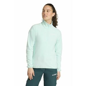 Bluza cu fenta cu fermoar pentru drumetii - Verde menta imagine