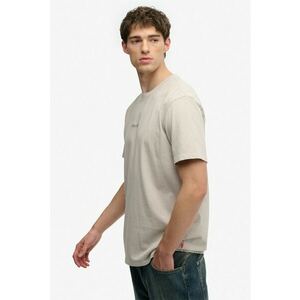 Tricou uni cu decolteu la baza gatului - Grej imagine