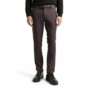 Pantaloni slim fit cu buzunare oblice - Maro imagine