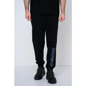Pantaloni de trening cu snur de ajustare elastic Nogtro - Negru imagine
