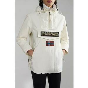 Geaca pull-on cu gluga Rainforest - Alb imagine