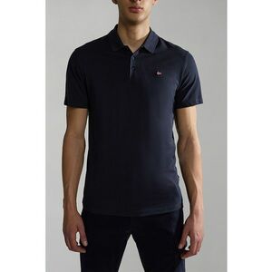 Tricou polo regular fit Ealis - Bleumarin imagine