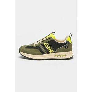 Pantofi sport cu insertii textile Slate - Verde/Negru imagine