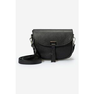 Geanta crossbody de piele - Negru imagine