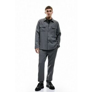 Pantaloni de trening relaxed fit - Gri inchis imagine