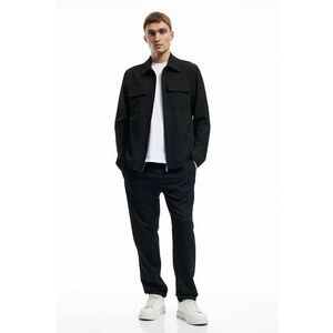 Pantaloni de trening relaxed fit - Negru imagine