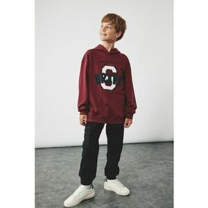 Blugi jogger cu snur - Negru imagine
