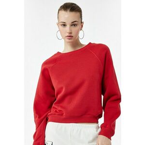 Bluza de trening cu maneci raglan - Rosu vermillion imagine