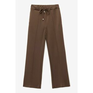 Pantaloni de trening din amestec de modal cu snur - Maro deschis imagine
