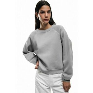 Bluza de trening cu maneci raglan - Gri cenusiu imagine